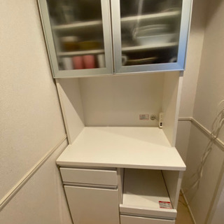 食器棚　家電収納付