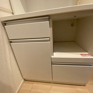 食器棚　家電収納付の画像