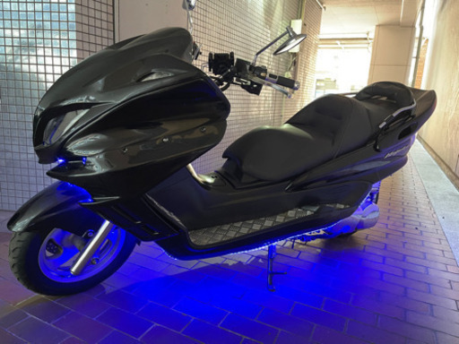 【YAMAHAマジェスティーc】SG03J エアロカスタムLED付き　美品　実働