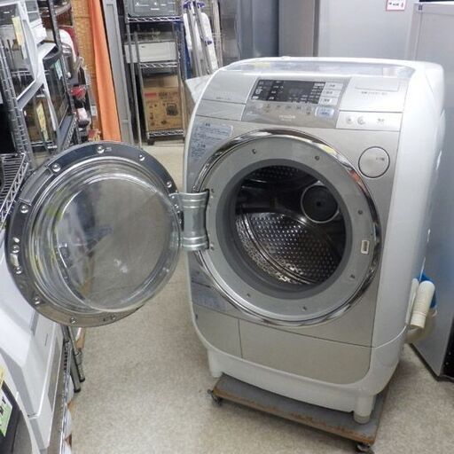 ▶ドラム式洗濯機 10kg 2008年製 BD-V3100L 乾燥6kg 洗濯機 大型 ドラム式 輸送用ボルト欠品 ドラム型 札幌 西