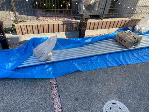 単管パイプ新品とクランプ新品売ります。最終値下げ問い合わせ有り