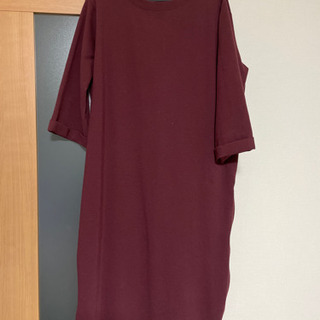 スウェットワンピの画像