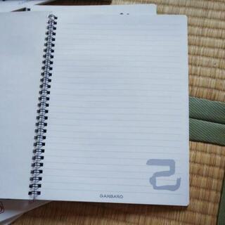 ノートとクリアファイルの画像