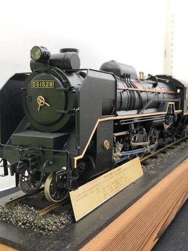 D51型加熱テンダー機関車モデル 稀少】D51型過熱テンダー機関車D51528 鉄道模型 蒸気機関車 大型模型