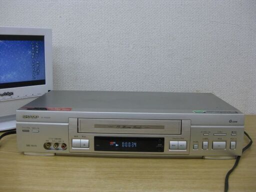 SHARP シャープ VHS ビデオデッキ ビデオカセットレコーダー VC-HG900 2000年製 シルバー