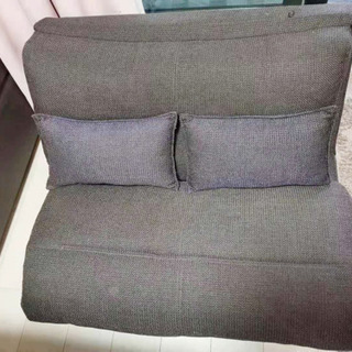 【お譲りします】シングルソファベッド(2人座れる)の画像
