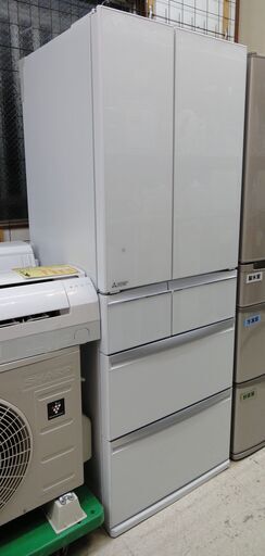 MITSUBISHI/三菱 6ドア冷蔵庫 517L MR-WX52E-W 2019年製 ホワイト【ユーズドユーズ名古屋天白店】 J634