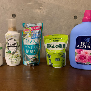 重曹、クエン酸、柔軟剤うちまで取りに来て頂ける方が差し上げます。