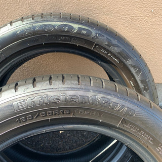 中古サマータイヤ　4本セット　GOODYEAR EfficientGrip 185/55R 82H タイヤ　ポロ　デミオ　fiat500の画像