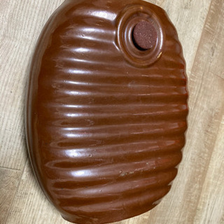 昔の陶器の湯たんぽです