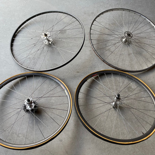 終了:自転車のホイール4本（中古品）