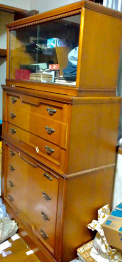 アンティーク家具（1970年代、高級楢素材）