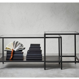 ※値下げしました※ほぼ新品IKEA ガラステーブルの画像