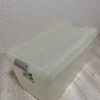 キャスター付き　収納ケースの画像