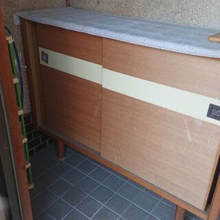 昭和レトロ 靴箱の画像