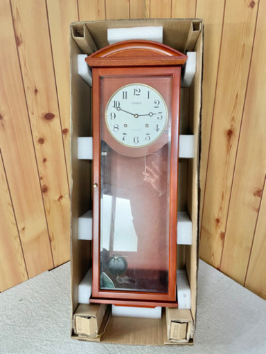 未使用 CITIZEN メリクリーナII 振り子時計 掛け時計 メロディ時計