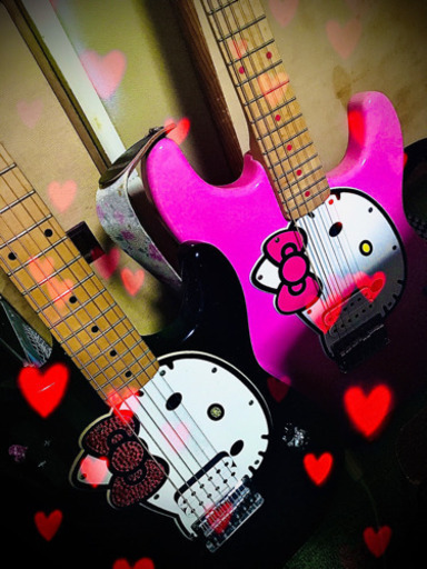 サンリオコラボ フェンダー ハローキティ ギター