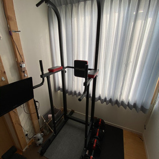 懸垂器具＋24kgダンベル✖️2＋ベンチ