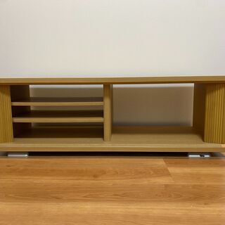 テレビ台（ローボード）木目調の画像