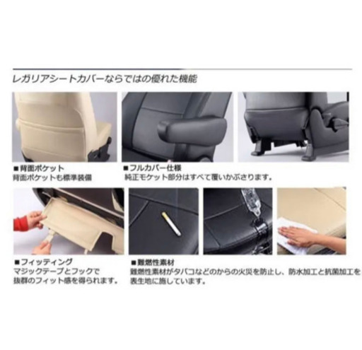 決定！HA25S アルト 新品！H21/12-H25/2 レガリア　シートカバー 黒