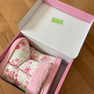新品未使用品！18センチ女の子ムートンブーツの画像