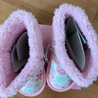 新品未使用品！18センチ女の子ムートンブーツの画像