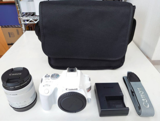 新品同様☆Canon EOS Kiss X10 EF-S18-55 白レンズキット　ホワイト