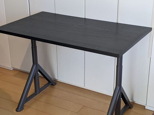 (引き取り待ち) IKEA IDÅSEN デスク ブラック/120x70 cm