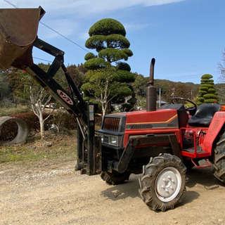 ヤンマー トラクター F20D ローダー 除雪車 4WD 農機具ロータリーの画像