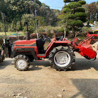 ヤンマー トラクター F20D ローダー 除雪車 4WD 農機具ロータリーの画像