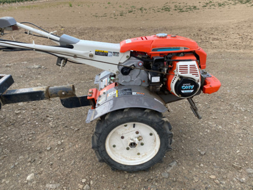 クボタTG600耕運機、冨士トレーラー運搬車セット