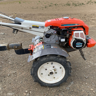 クボタTG600耕運機、冨士トレーラー運搬車セットの画像