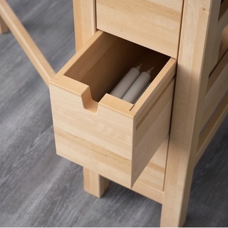 IKEA イケア　折り畳みテーブル2-4人用　NORDEN ゲートレッグ　アンティークステインの画像
