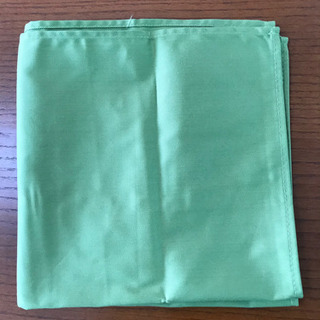 緑の大判の布　未使用