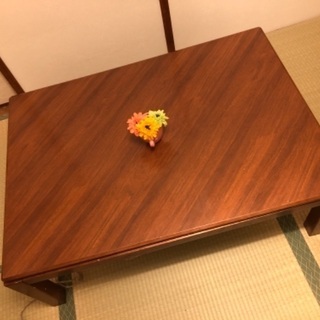 急募✨0円 ローテーブル こたつ貰ってくださいの画像