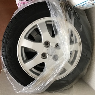 ダイハツ　ムーブ　ダンロップ　タイヤと純正ホイール　4本