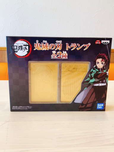 【新品未開封】鬼滅の刃　トランプ　ゴールド