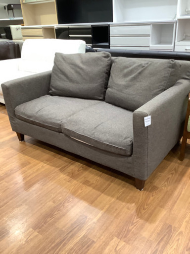 2人掛けソファー　家具の大丸　カーキ