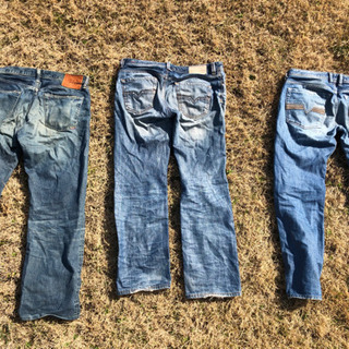 ☆DeselとPurpleジーンズ33インチx3本セット☆の画像