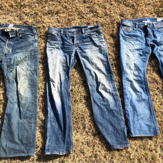 ☆DeselとPurpleジーンズ33インチx3本セット☆の画像