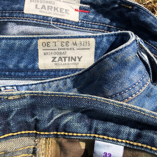 ☆DeselとPurpleジーンズ33インチx3本セット☆の画像