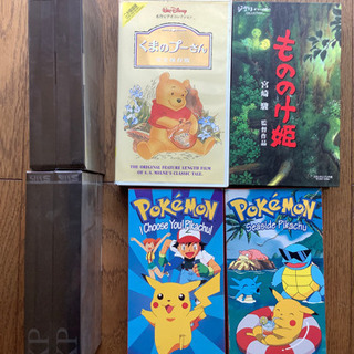 ポケモン　プーさん　もののけ姫　VHSテープ