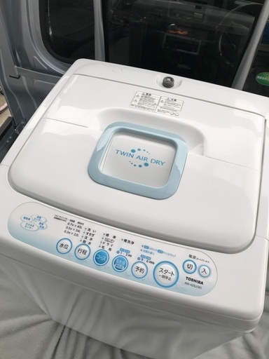 2011年製東芝全自動洗濯機容量4.2キロ。千葉県内配送無料。設置無料。