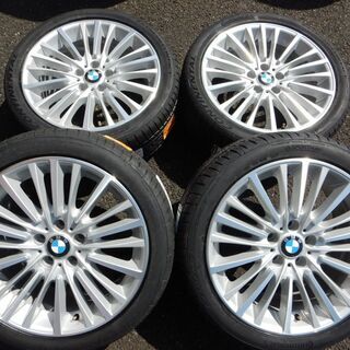 ＢＭＷ純正マルチスポーク４５５　１９インチ　新品タイヤ付　５シリーズなどに