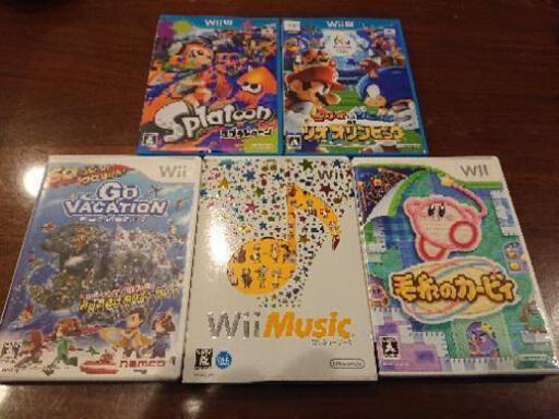 Wii　WiiUソフト5本