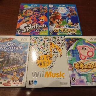 Wii　WiiUソフト5本