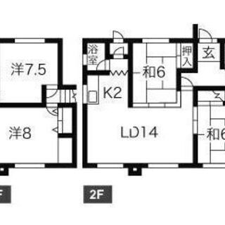 貸家特集⑦江別市、車庫縦列2台可(RV車可現地確認) - 賃貸（マンション/一戸建て）