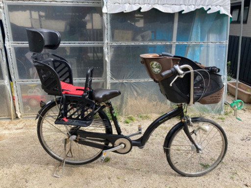 子供乗せ自転車（お話中）