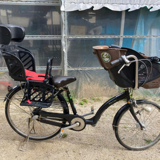 子供乗せ自転車（お話中）