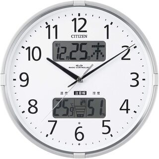 C5【未使用】リズム CITIZEN シチズン 掛け時計 電波時...